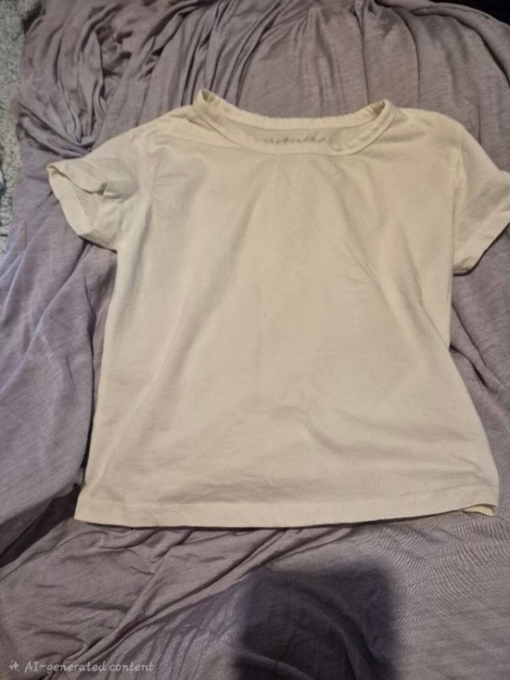 Woman's White Crop Top